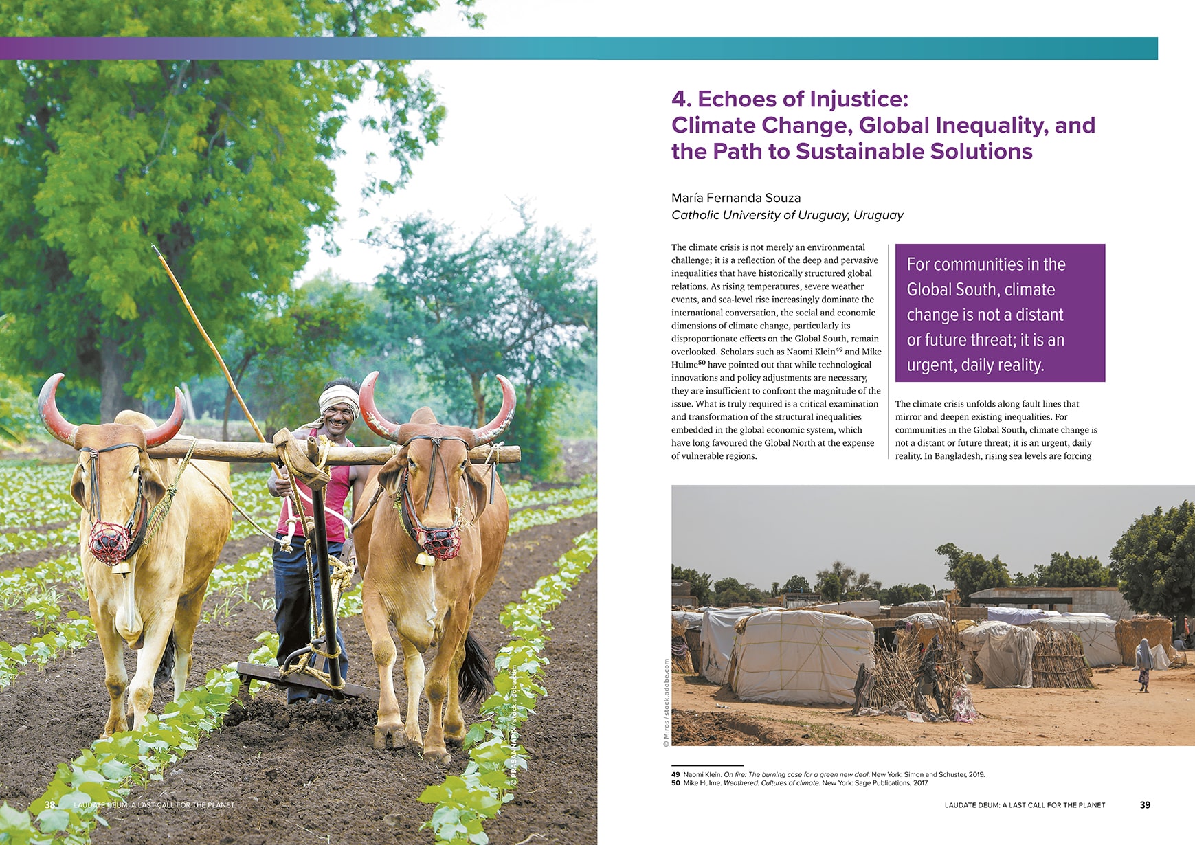 Laudate Deum – A last call for the planet book spread