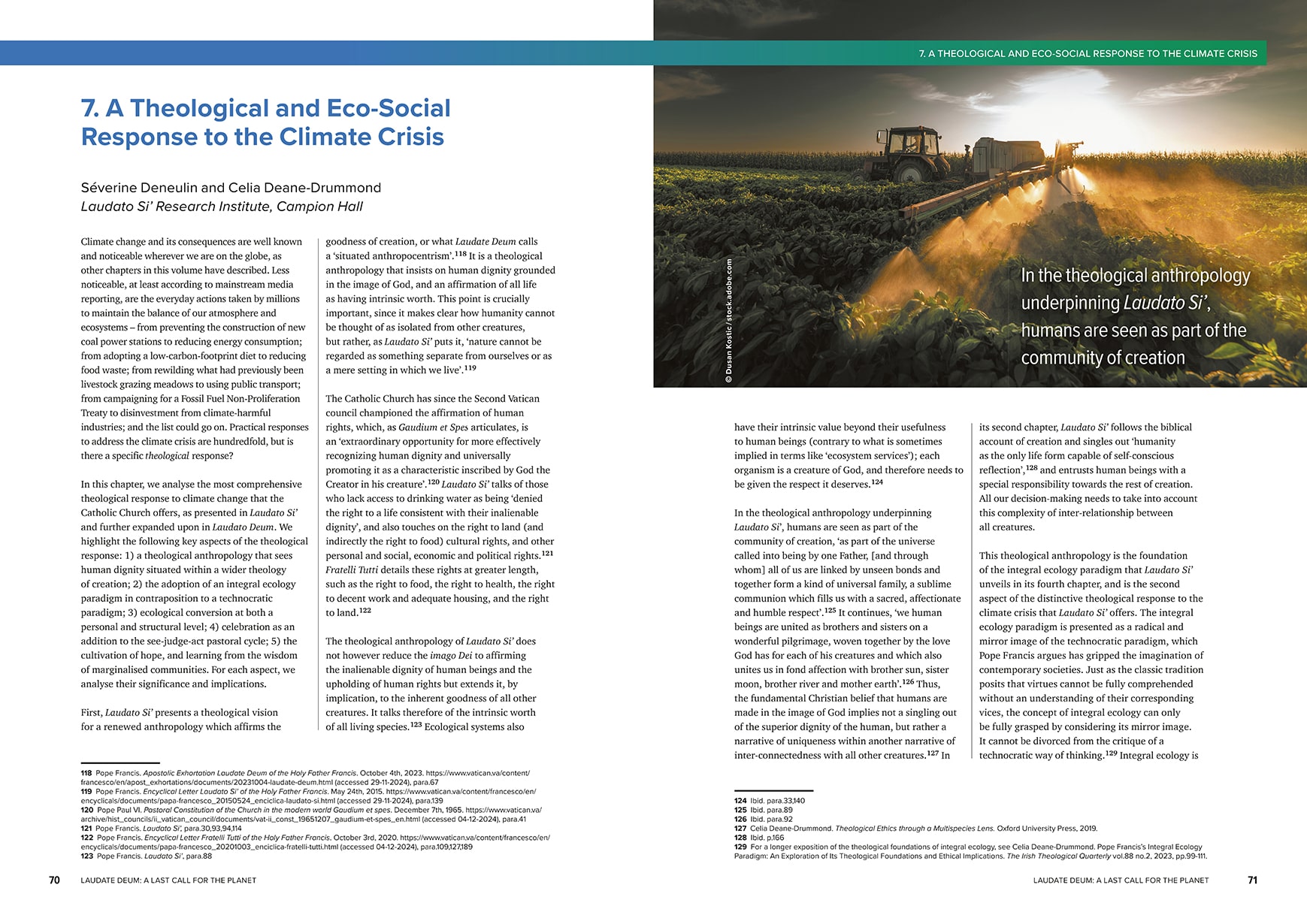 Laudate Deum – A last call for the planet book spread