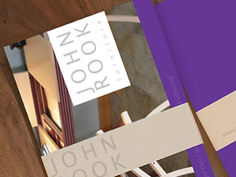 john rook furniture brochure design