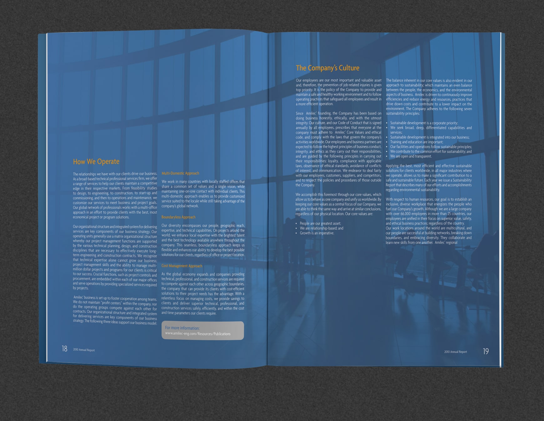 engineering company brochure design