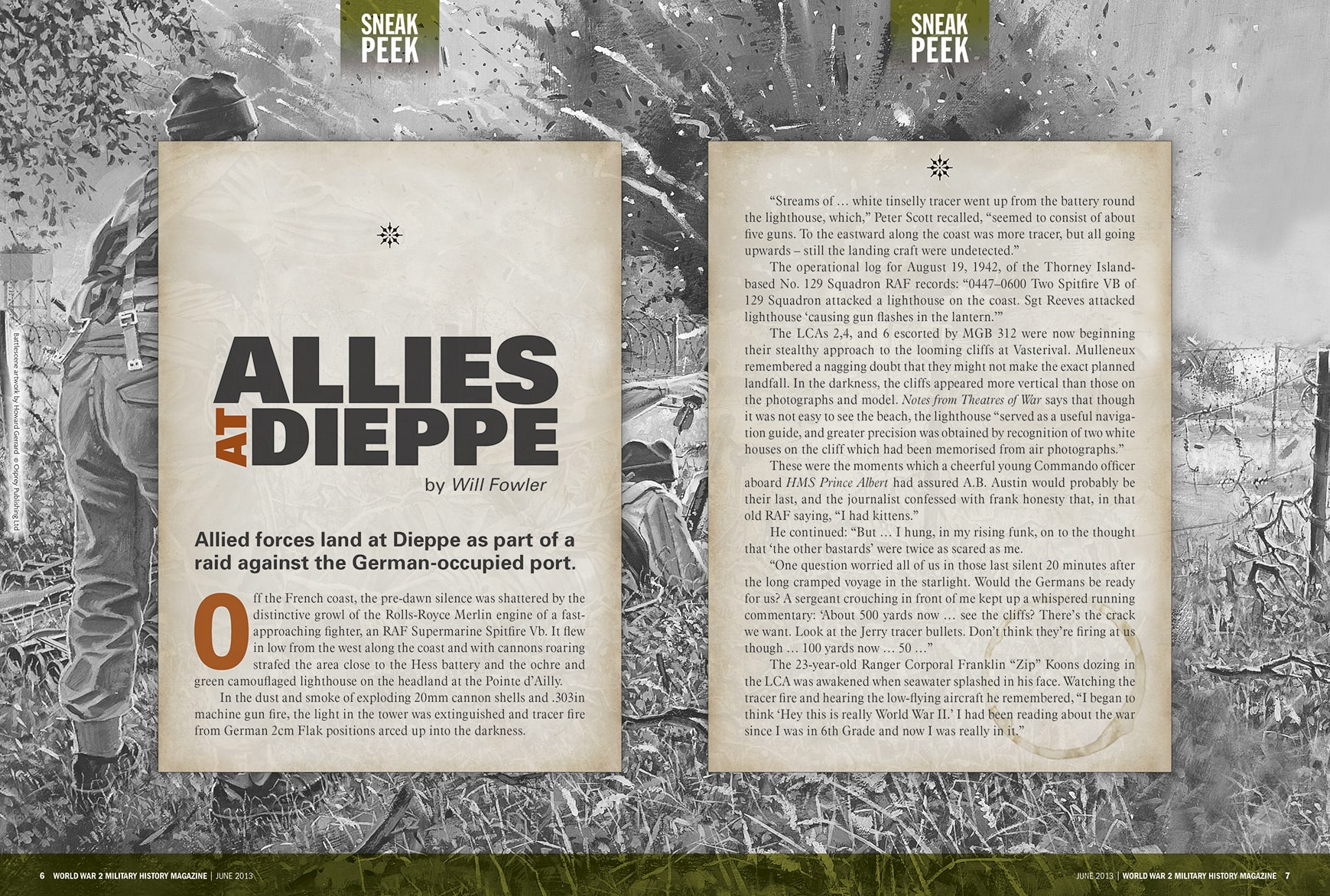 military history magazine sneek peek feature